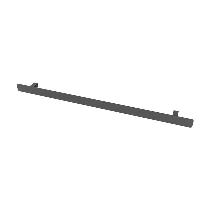 Eastbrook Withington Single Flat Style Matt Anthracite Towel Hanger 850mm
