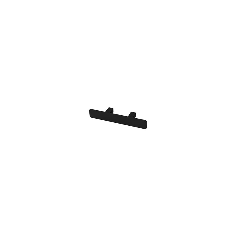 Eastbrook Withington Single Flat Style Matt Black Towel Hanger 280mm