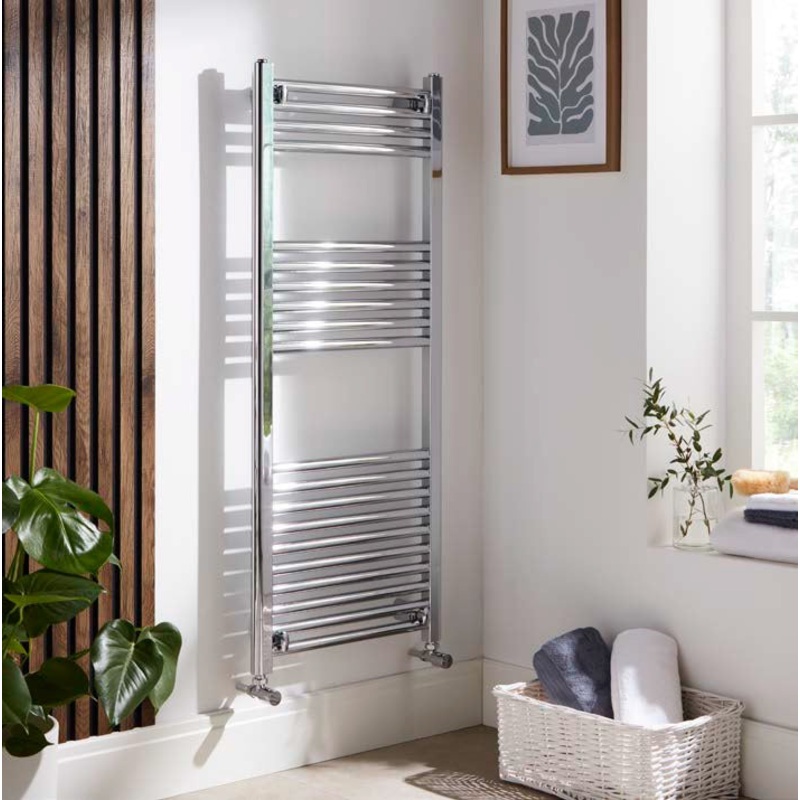 Kartell K-rail Curved Chrome 25mm Towel Rails