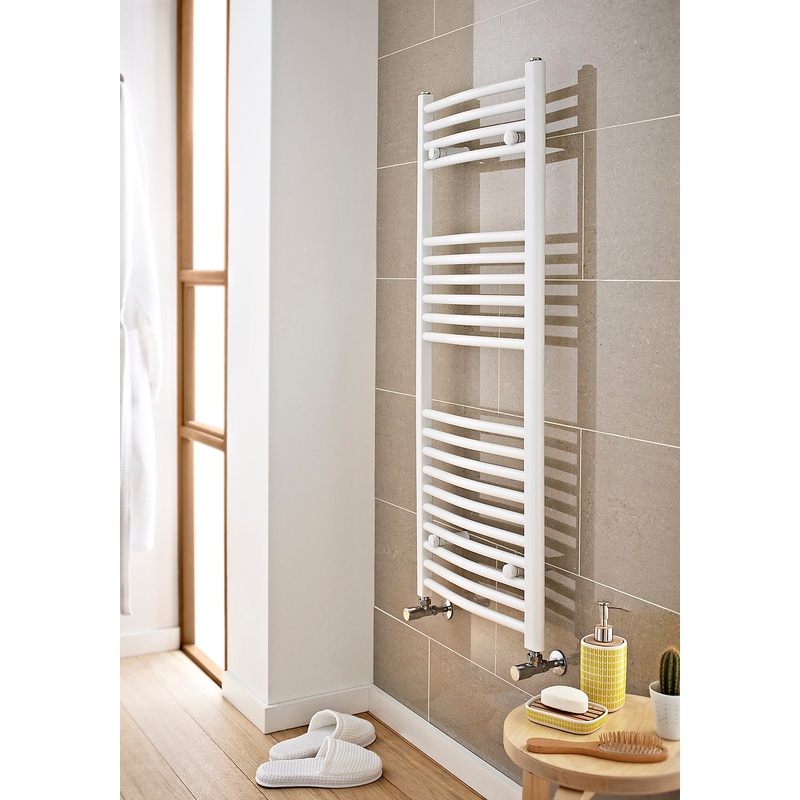 Kartell K-rail Straight Gloss White 22mm Towel Rails