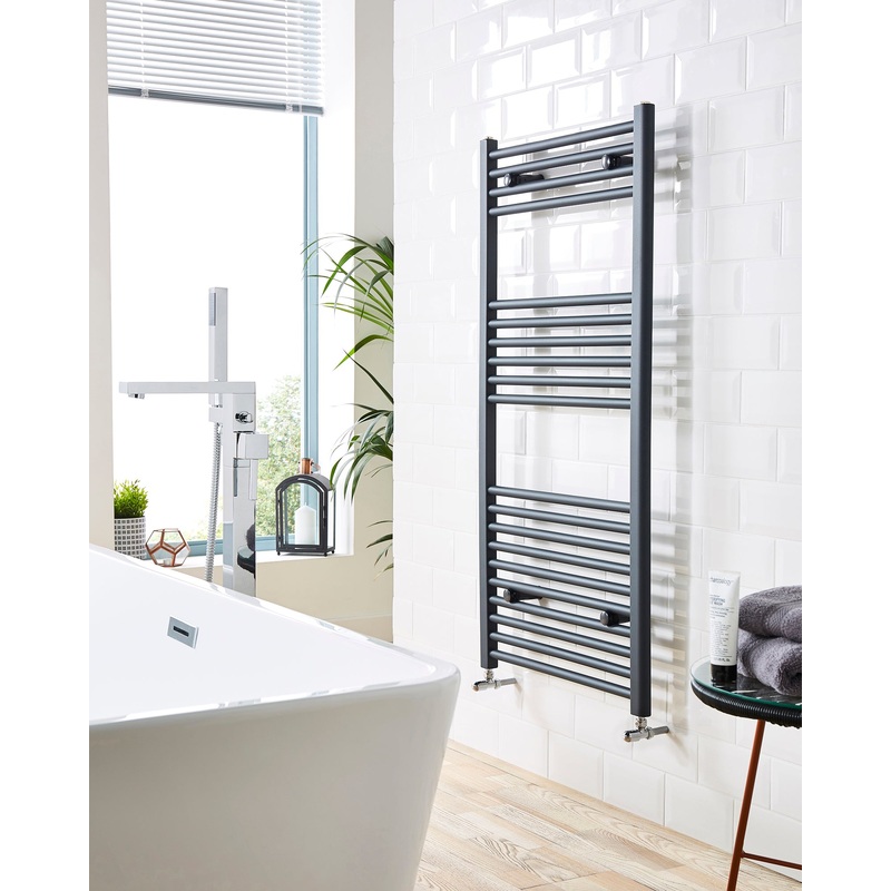 Kartell K-rail Straight Matt Black 22mm Towel Rails