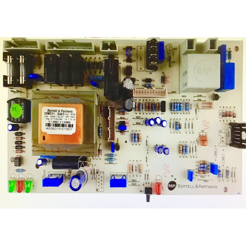 174469 IDEAL MINI C24 C28 C32 & C24 C28 C32 HE PCB (white pcb)
