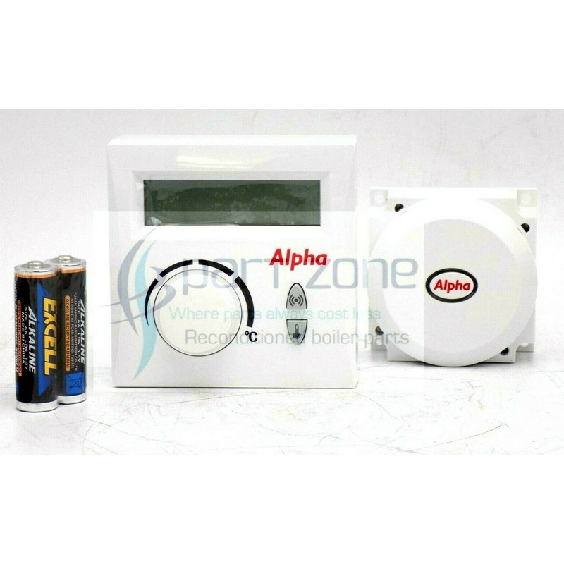 Alpha Easy Stat Digital Wireless Programmable Room Thermostat RF 7.2000050