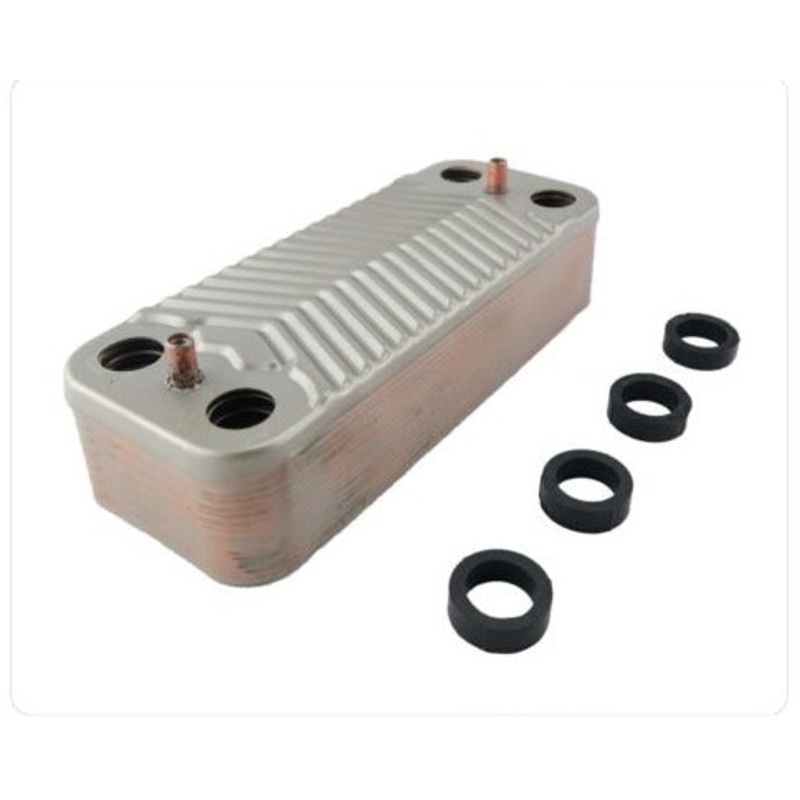 ARISTON CHAFFOTEAUX  DHW PLATE HEAT EXCHANGER 61302409-01 16 plate (REFURBISHED)