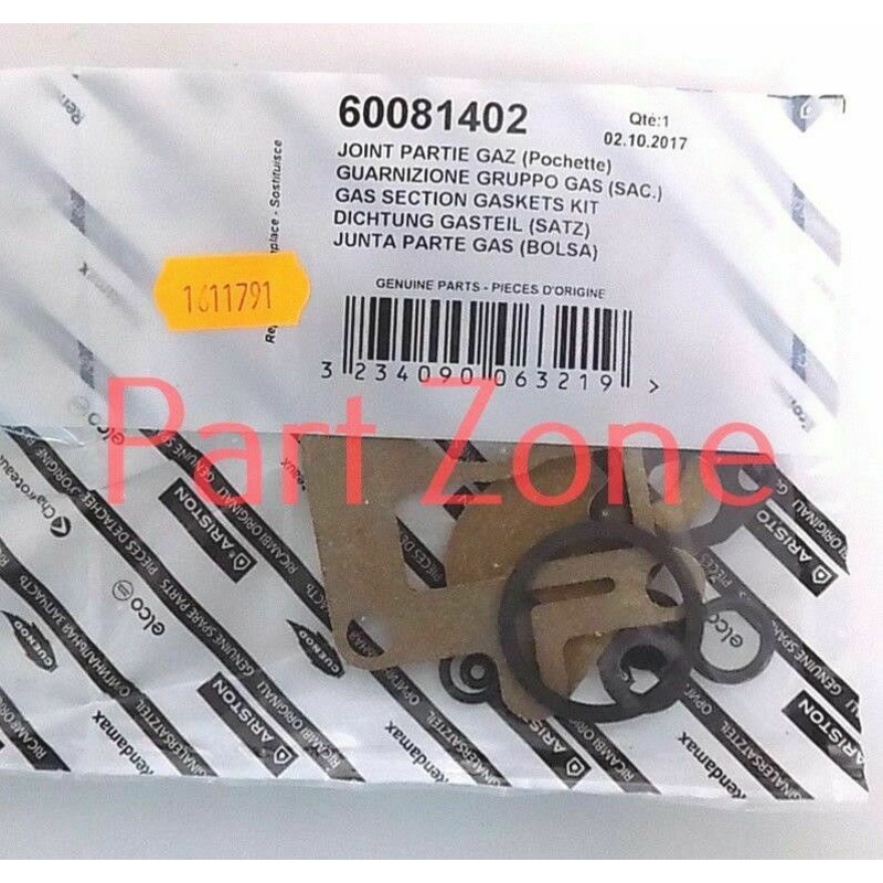 CHAFFOTEAUX GAS SECTION GASKETS KIT 60081402