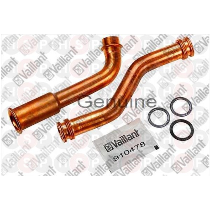 VAILLANT ECOTEC PLUS 824 831 HEAT EXCHANGER CONNECTION TUBE PIPE 0020068956 (BRAND NEW)