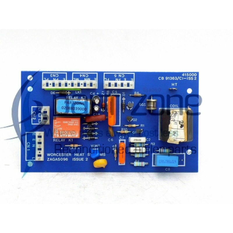 WORCESTER 230 RSF 240 RSF & 280 RSF BOILER IGNITION PCB (ZAGAS096) 87161463050
