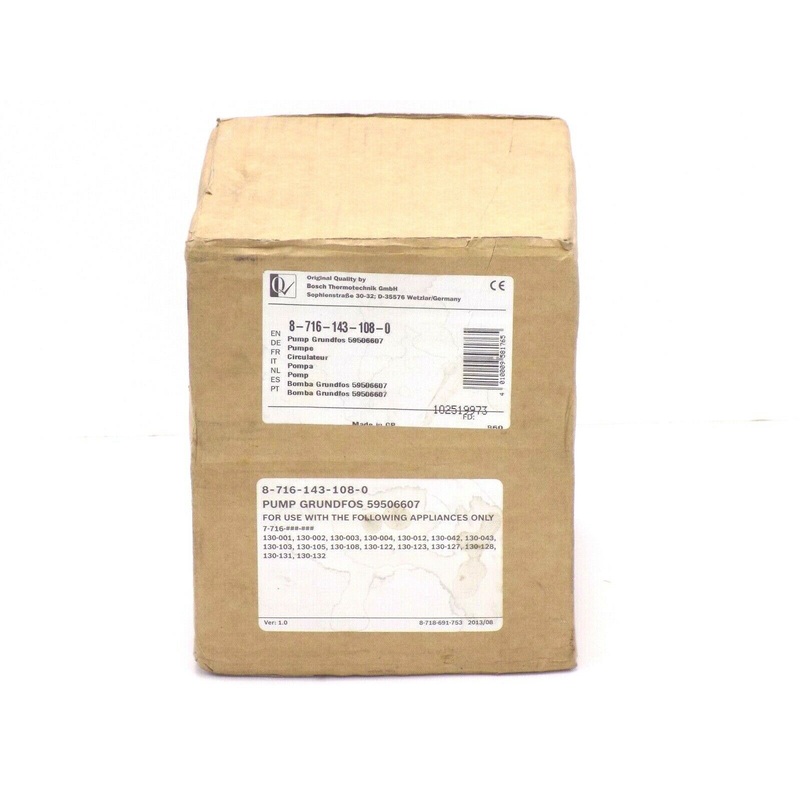 Worcester Grundfos 24CDI, 26CDI, 28CDI & 35CDI Pump 87161431080 ( BRAND NEW )