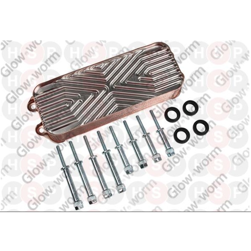 GLOWWORM ULTRACOM 24CX 24CXI 30CX 30CXI 38CXI PLATE HEAT EXCHANGER 0020014402 (BRAND NEW)