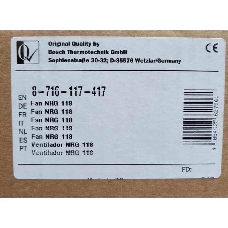 Worcester Greenstar CDi Compact Fan Assembly 8716117417 – BRAND NEW