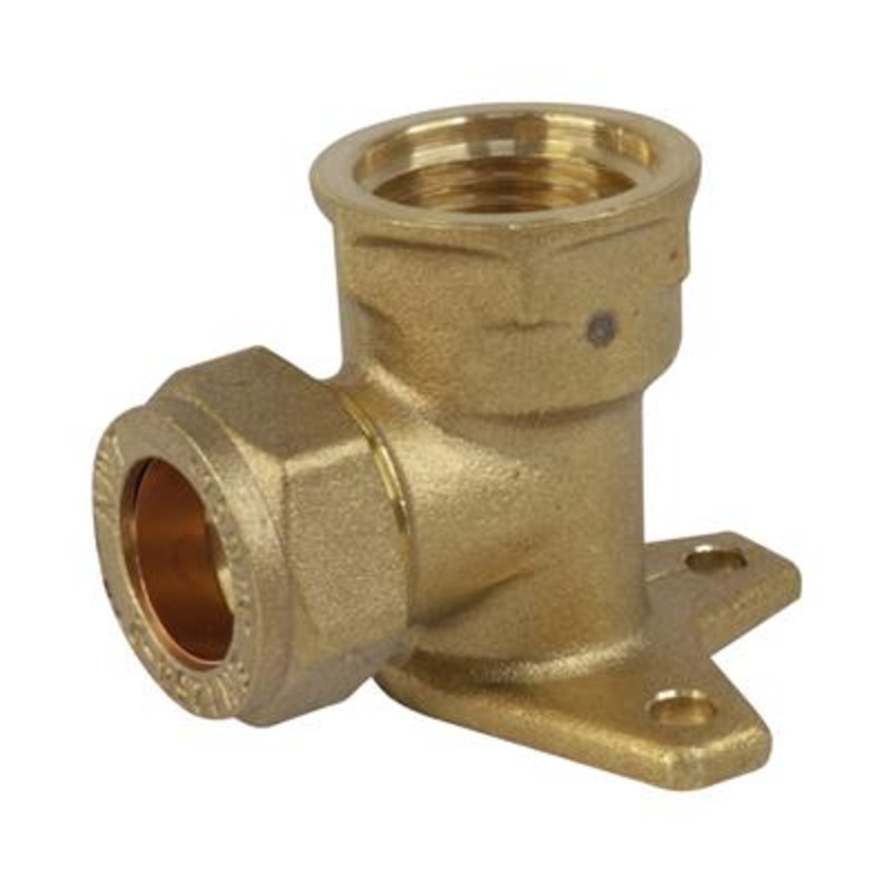 COMP 15mm x 1/2 Wall Plate Elbow Item No. COWPE-15D