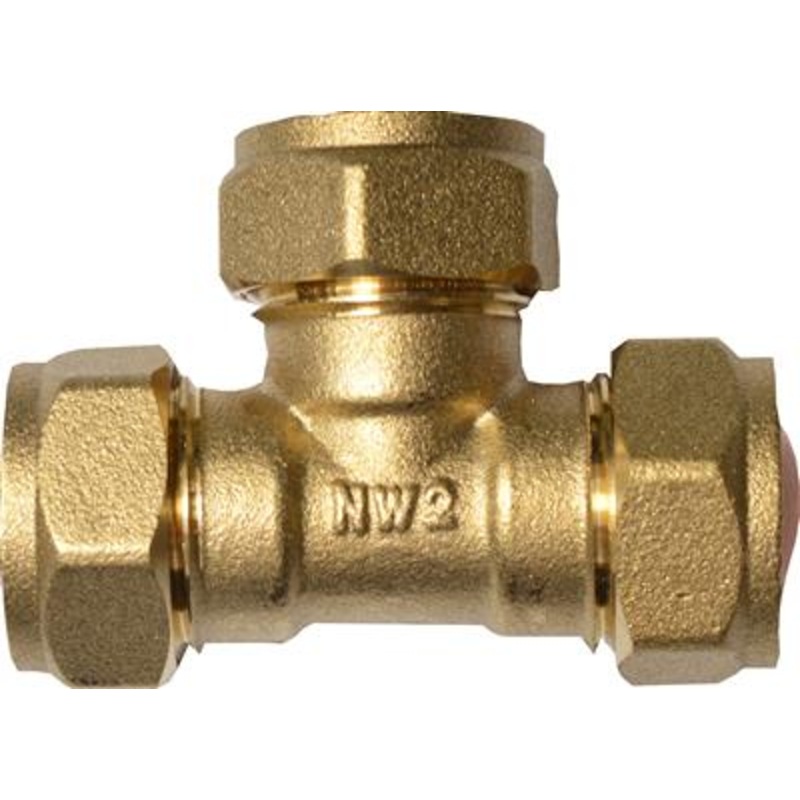 COMPRESSION 22MM EQUAL TEE COET-22