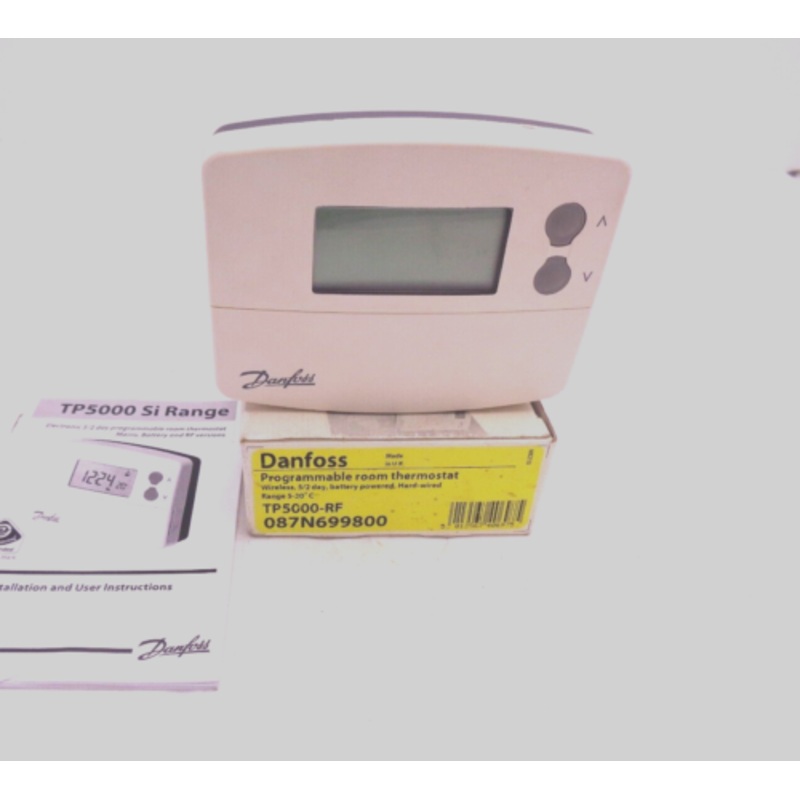 Danfoss TP5000-RF Si Wireless 5/2 Day Programmable Thermostat Only – new  087n791000