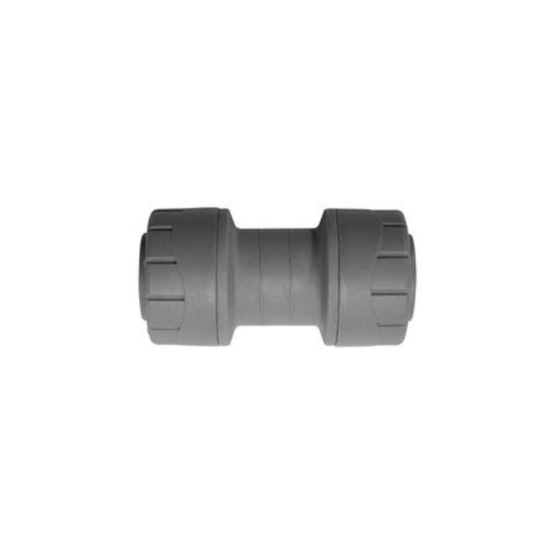 Polyplumb straight coupler grey 15mm PB015