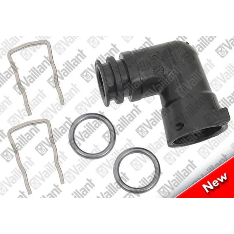 VAILLANT ECOTEC PLUS 412 415 418 424 & 430 VU OV BOILER ELBOW 0020211097