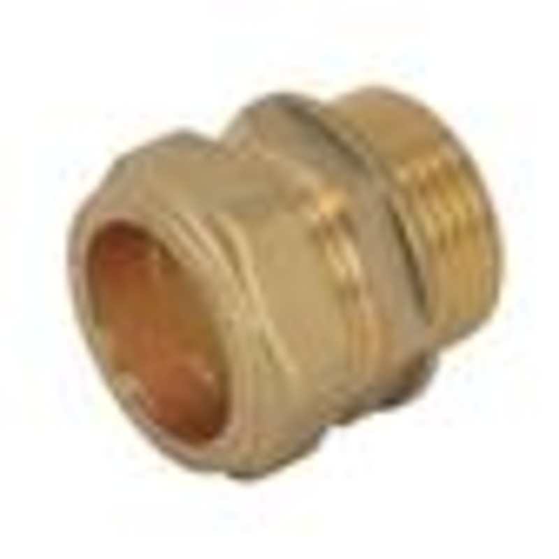COMPRESSION 22MM X 3/4 STRAIGHT CONNECTOR MALE IRON