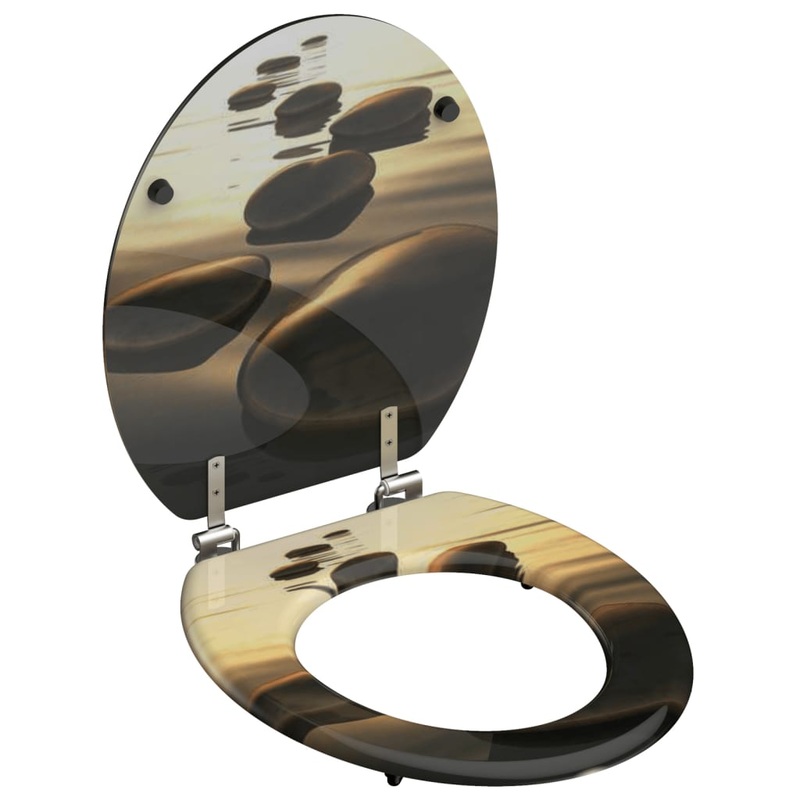 SCH_TTE Toilet Seat SEA STONE MDF