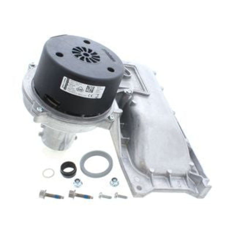 SAUN 0020195509 FAN, WITH COMBUSTION CHAMBER COVER