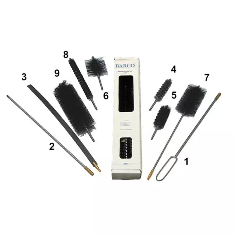 Boiler Brush Set – 9 Piece (boxed) BBS