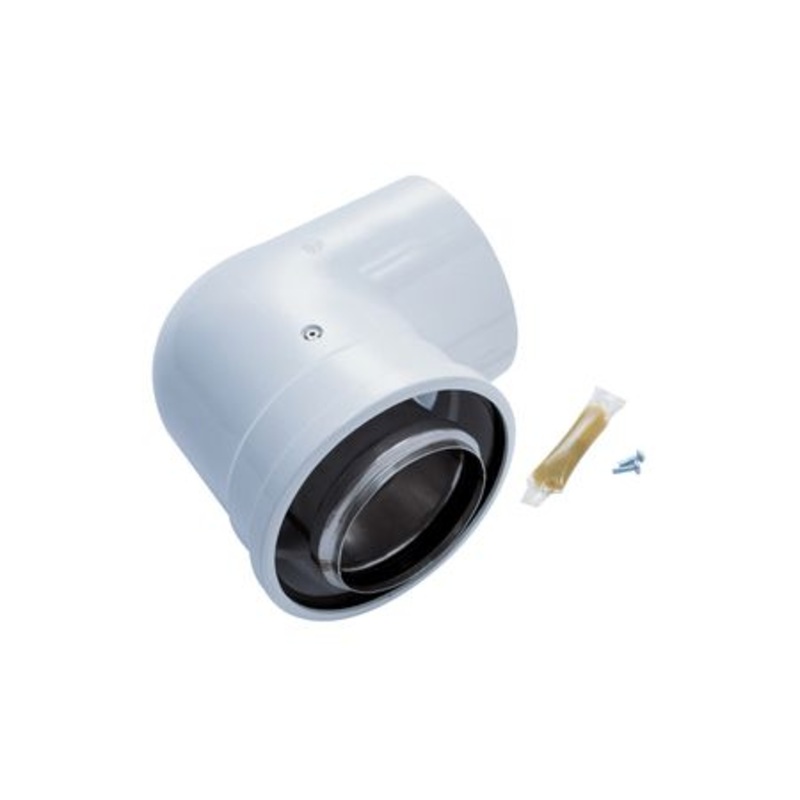 Worcester Bosch Greenstar Oil Boiler Oilfit 80 Mm/125mm 90 Degree Elbow 7716190034