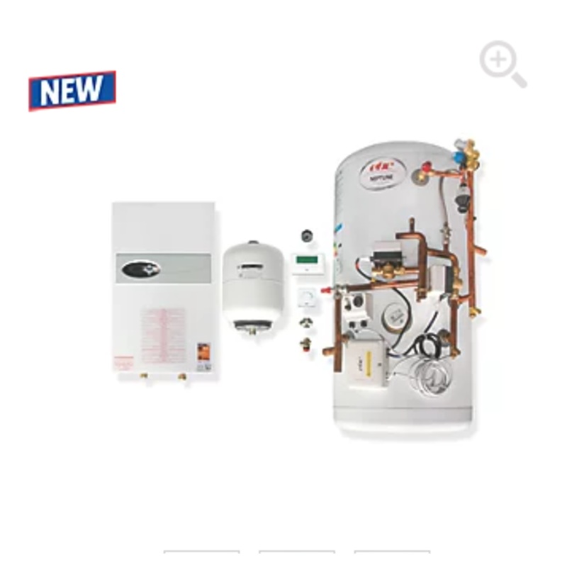 EHC Comet Electric System 12kW and Pre-Plumbed Boiler 180litre cylinder