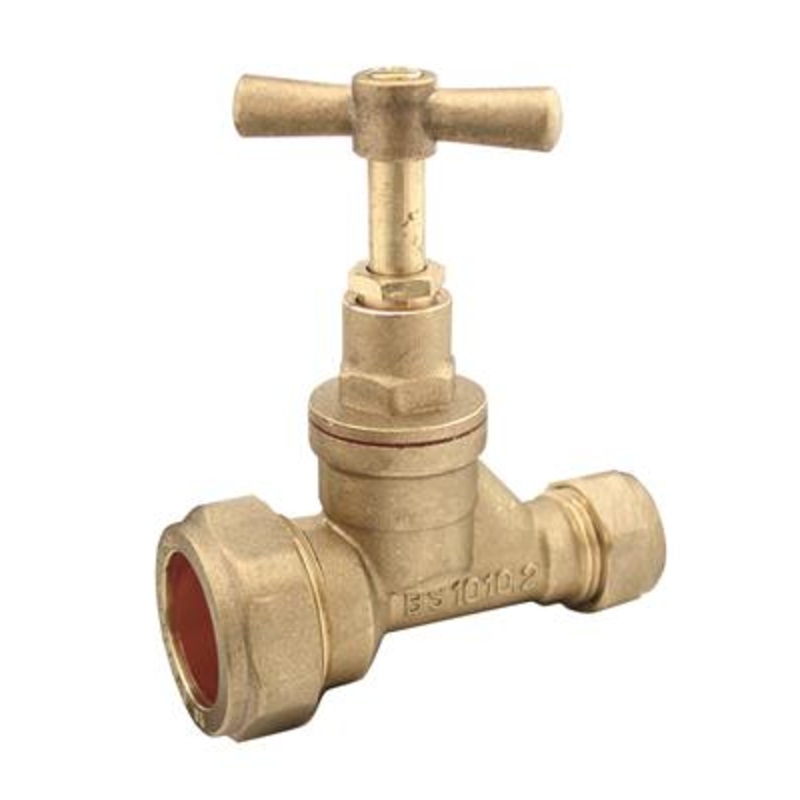 GENBRA 25mm MDPE x 22mm Stop Tap Item No. BFST-2522