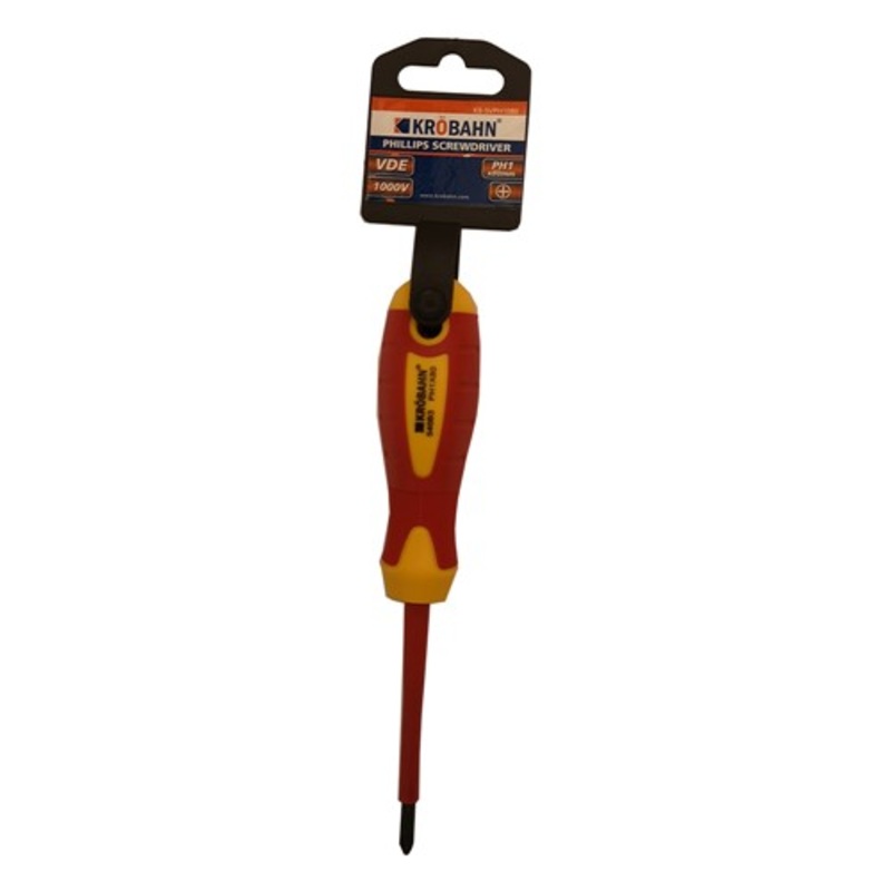 KB-SVPZ2100 Krobahn  VDE Pozidriv Screwdriver  PZ2 x 100mm