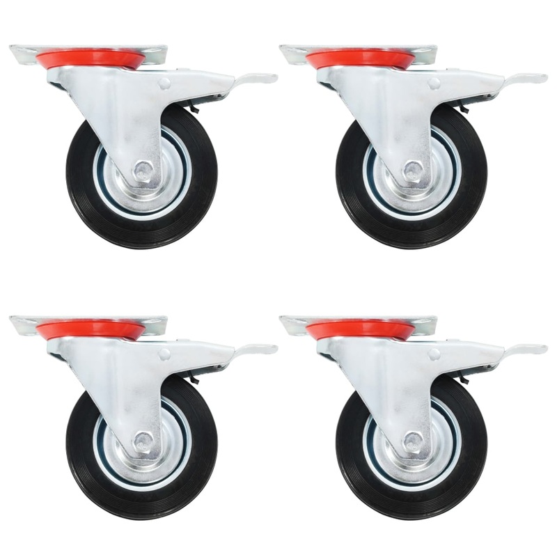 Berkfield 32 pcs Swivel Casters 100 mm