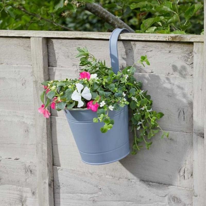 6 Fence & Balcony Hanging Pot – Slate