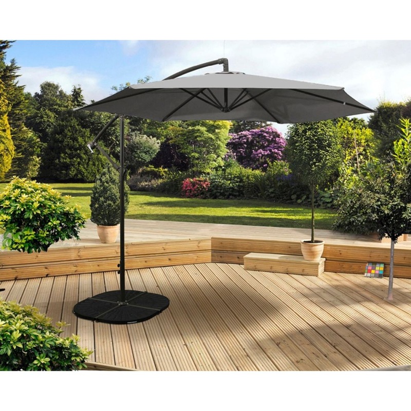 3m Cantilever Parasol  GREY