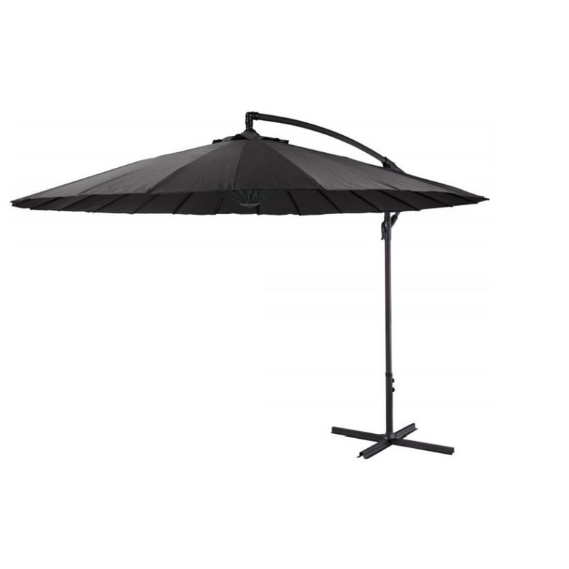3m Charcoal Banana Shanghai Cantilever Parasol
