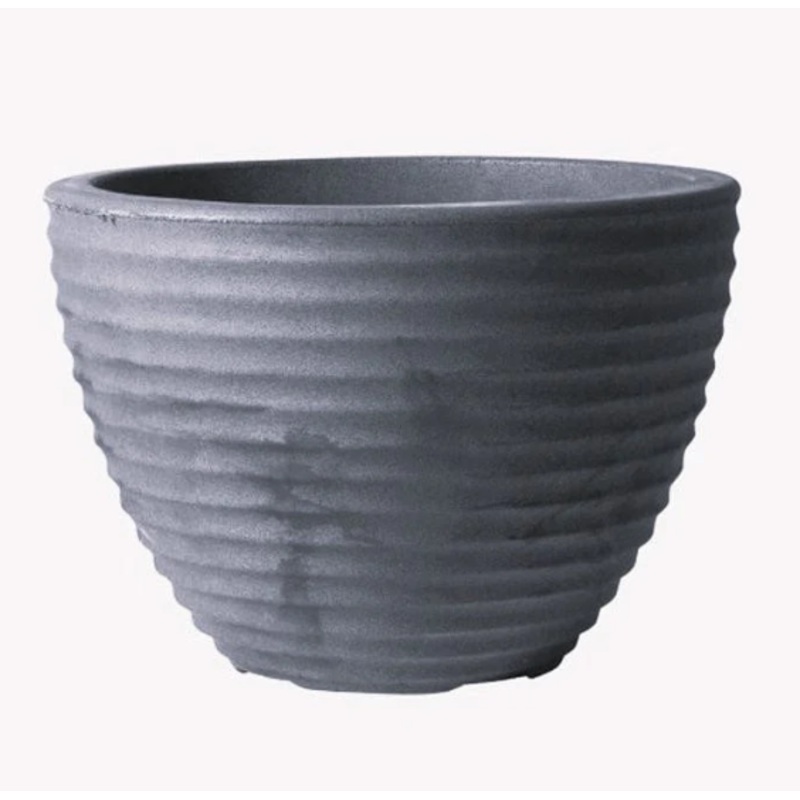 49cm Low Honey Pot Millstone Grey