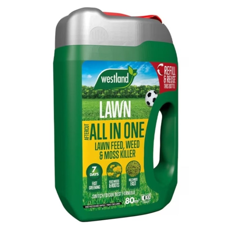 AfterCut All In One for Lawn Feed, Weed & Mosskiller Spreader