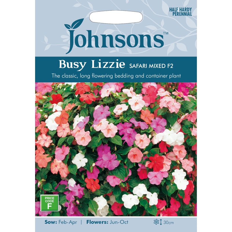 Busy Lizzie Safari Mixed F2 Seeds