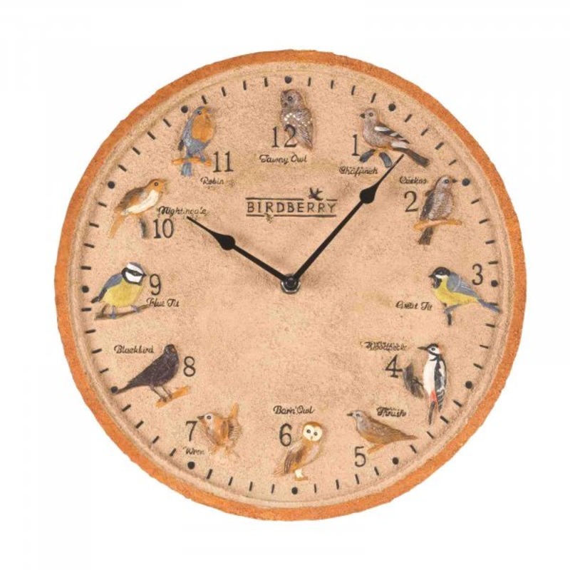 12in Birdberry wall clock