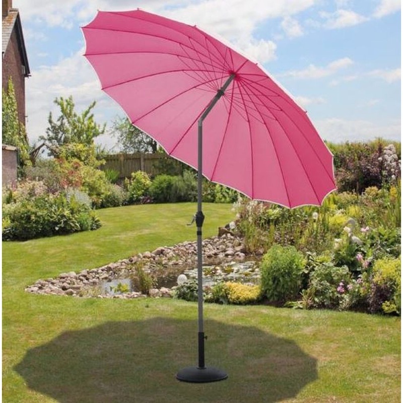 2.7m Pink Shanghai Parasol