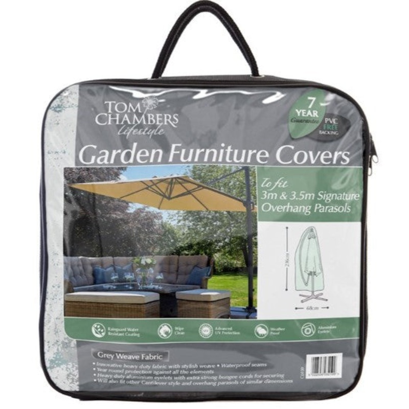 3m & 3.5m Overhang Parasol Cover