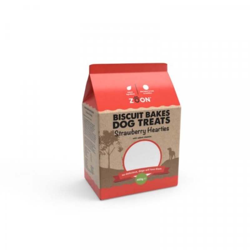 Biscuit Bakes Strawberry Hearties 400g