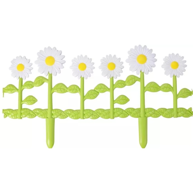 Garden Fence 62x23cm Flower