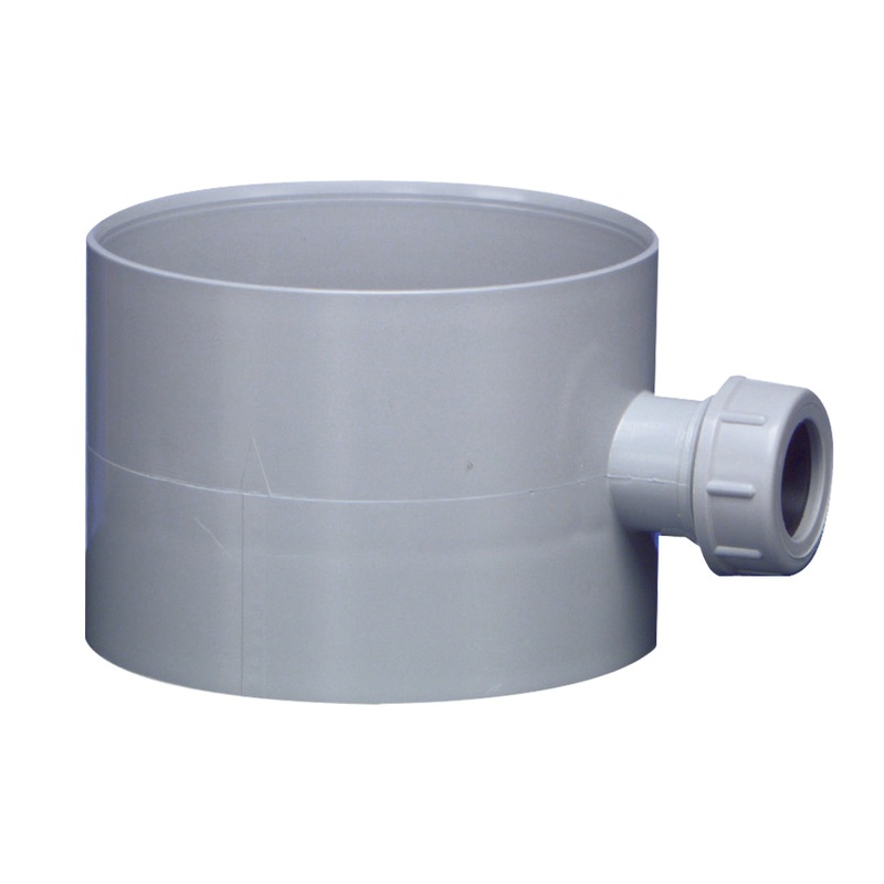 Ducting Condensation Trap|100mm – PVC Condensation Trap -|125mm – PVC Condensation Trap –
