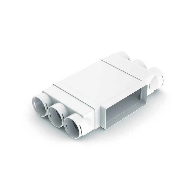 Domus Adapt 220×90 branched T with 6 x 75mm
