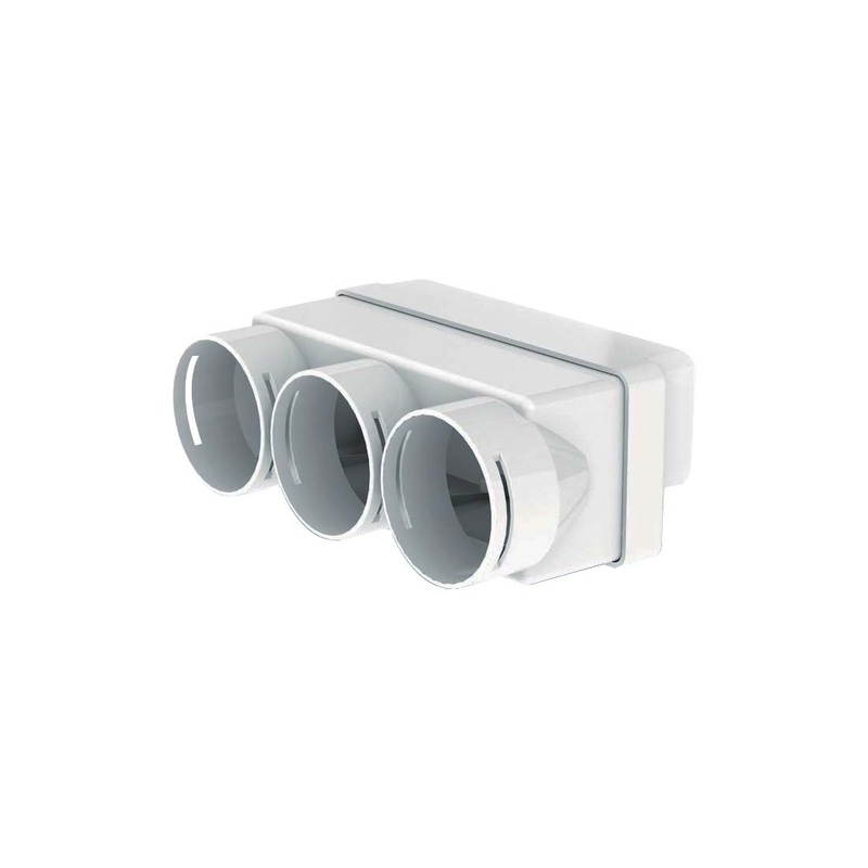 Domus Adapt Line Adapter 220x90mm to 3x75mm Radial Sockets – RDA-3FC