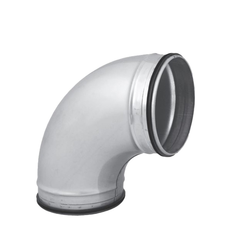 Quiet-Vent Metal 90 Pressed Bend with seals