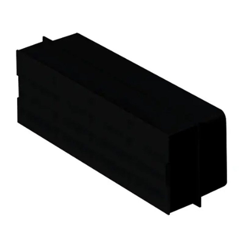 204x60mm – Single airbrick  – Black