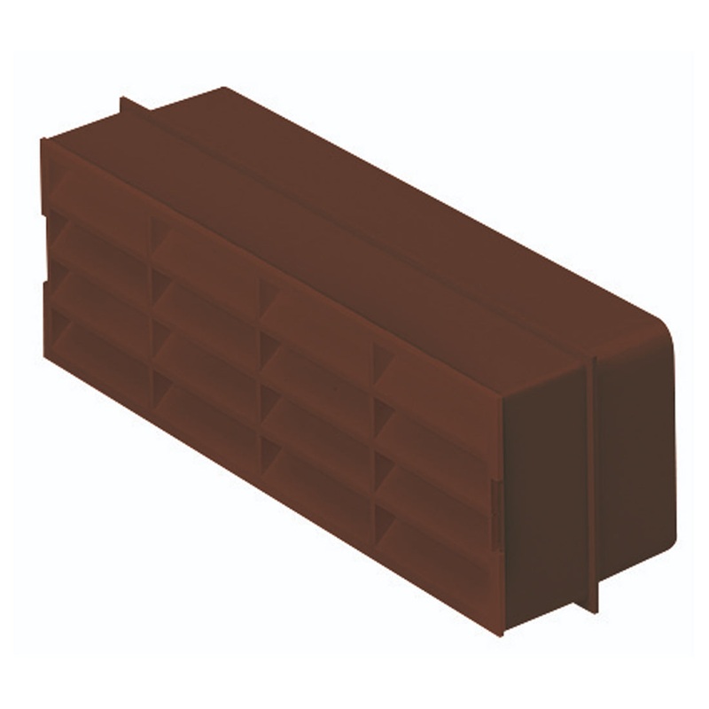 204x60mm – Single airbrick  – Brown