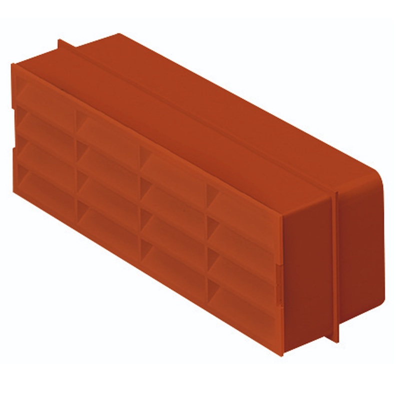 204x60mm – Single airbrick  – Terracotta