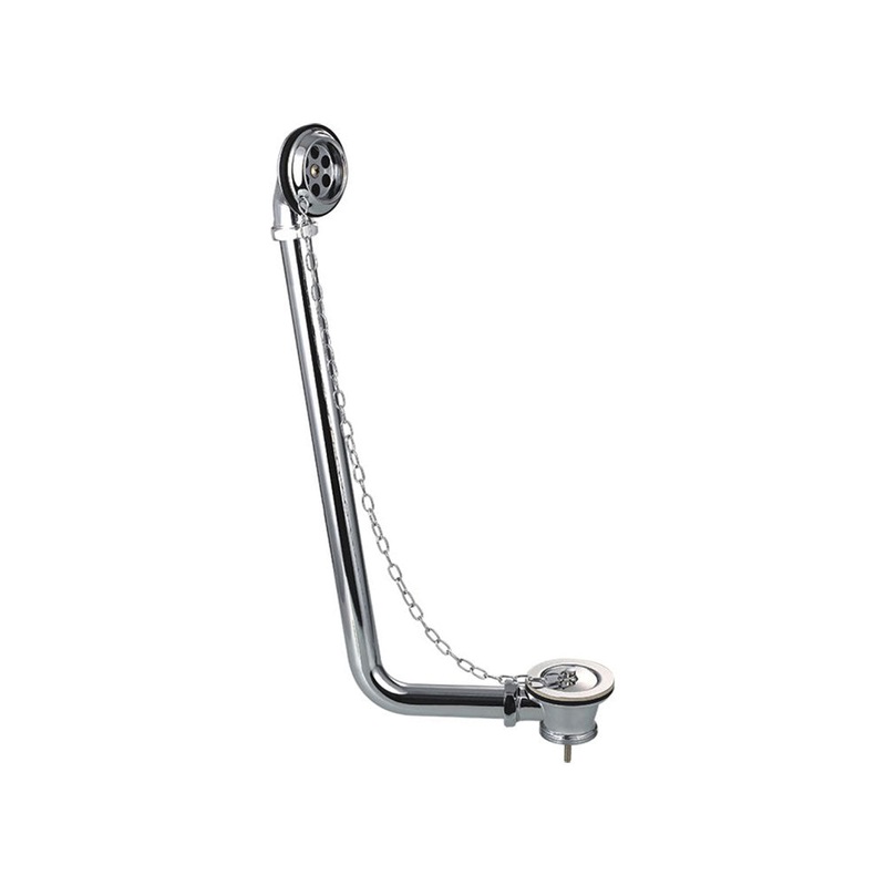 Pureflo Exposed Bath Plug And Chain Chrome