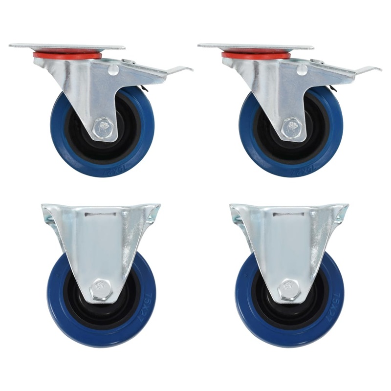 Berkfield Casters 4 pcs 75 mm