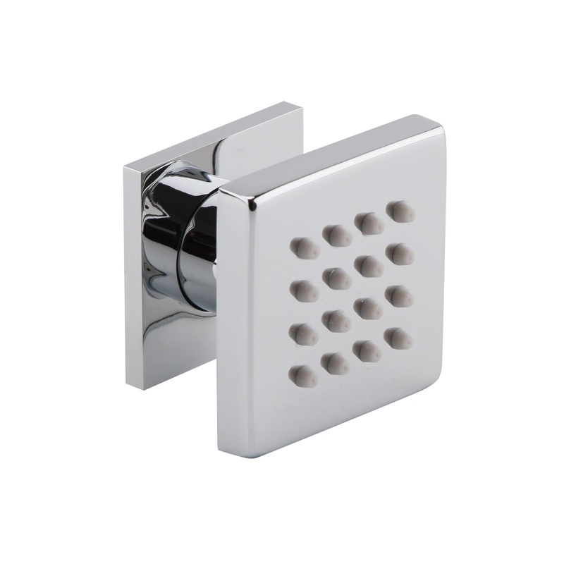 Nuie Square Body Jet 50mm Wide Single – Chrome