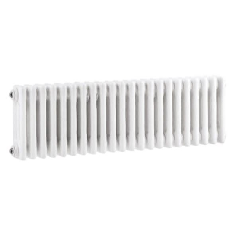 Nuie Colosseum Horizontal Triple Panel Radiator, Traditional Radiator, Ideal for Bathroom, Kitchen, Living Room, 300mm x 999mm, White